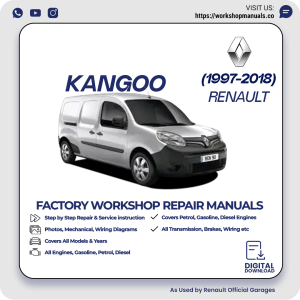 Renault Kangoo Workshop Manual 1997-2018 PDF Download
