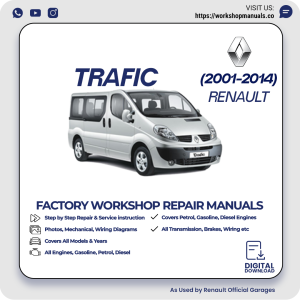 Renault Trafic Workshop Service Repair Manual 2001-2014 PDF