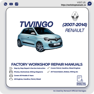 Renault Twingo Workshop Repair Manual 2007-2014 PDF Download