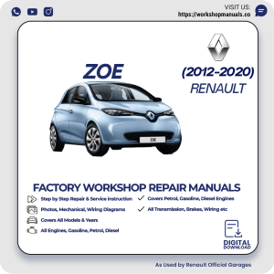 Renault Zoe Workshop Repair Manual 2012-2020 PDF Download