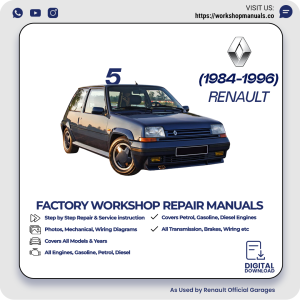 Renault 5 Workshop Service Repair Manual 1984-1996 PDF