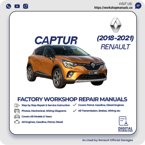 Renault Captur Workshop Repair Manual 2018-2021 PDF Download