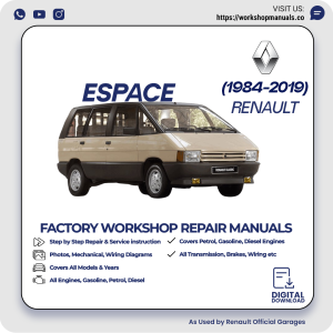 Renault Espace Workshop Repair Manual 1984-2019 PDF Download