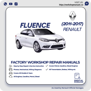 Renault Fluence Workshop Repair Manual 2011-2017 PDF Download