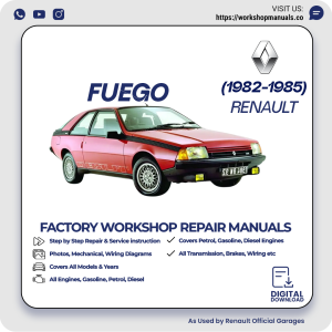 Renault Fuego Workshop Repair Manual 1982-1985 PDF Download