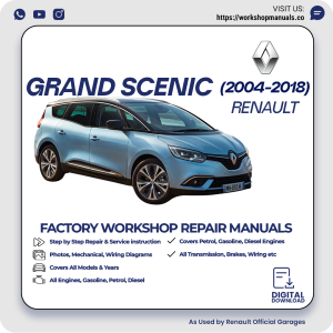 Renault Grand Scenic Workshop Repair Manual 2004-2018 PDF Download