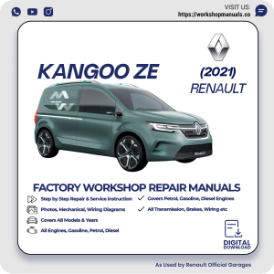 Renault Kangoo ZE Electric Workshop Repair Manual 2021 PDF Download