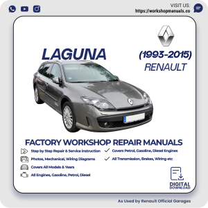 Renault Laguna Workshop Repair Manual 1993-2015 PDF Download