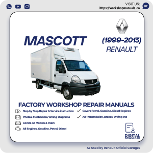Renault Mascott Workshop Repair Manual 1999-2013 PDF Download