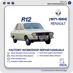 Renault R12 Workshop Repair Manual 1971-1984 PDF Download