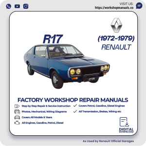 Renault R17 Workshop Repair Manual 1972-1979 PDF Download