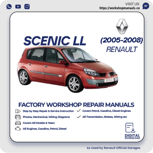 Renault Scenic II Workshop Repair Manual 2005-2008 PDF Download