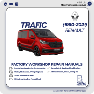Renault Trafic Workshop Repair Manual 1980-2021 PDF Download