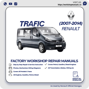 Renault Trafic Workshop Repair Manual 2007-2014 PDF Download
