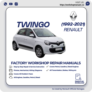 Renault Twingo Workshop Repair Manual 1992-2021 PDF Download