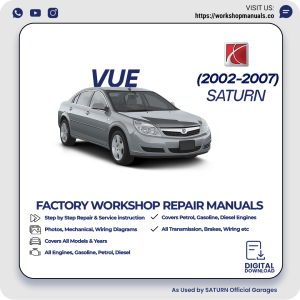 Saturn Vue Workshop Manual 2002-2007 PDF Download