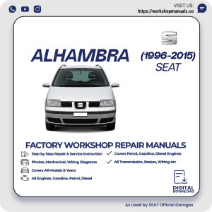 SEAT Alhambra Workshop Manual 1996-2015 PDF Download