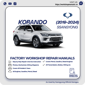SsangYong Korando Workshop Manual 2019-2024 PDF Download