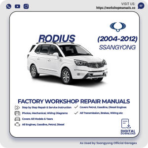 SsangYong Rodius Workshop Manual 2004-2012 PDF Download