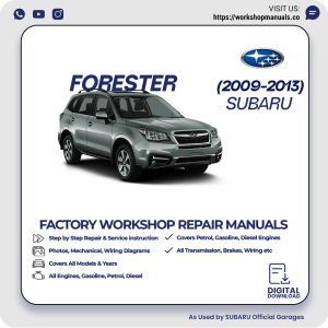 Subaru Forester Workshop Manual 2009-2013 PDF Download