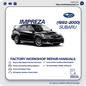 Subaru Impreza Workshop Manual 1992-2000 PDF Download