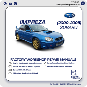 Subaru Impreza Workshop Manual 2000-2005 PDF Download