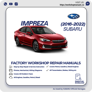 Subaru Impreza Workshop Manual 2016-2022 PDF Download