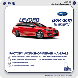 Subaru Levorg Workshop Manual 2014-2017 PDF Download