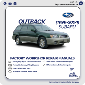 Subaru Outback Workshop Manual 1999-2004 PDF Download