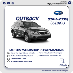 Subaru Outback Workshop Manual 2003-2009 PDF Download