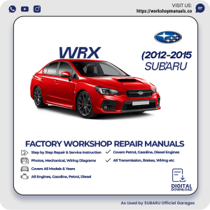Subaru WRX Workshop Manual 2012-2015 PDF Download