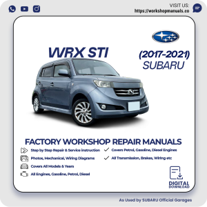 Subaru WRX STI Workshop Manual 2017-2021 PDF Download