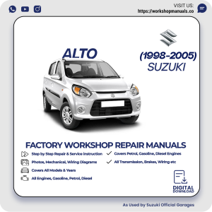 Suzuki Alto Workshop Manual 1998-2005 PDF Download