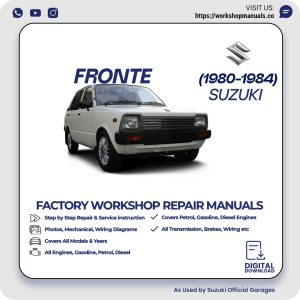 Suzuki Fronte Workshop Manual 1980-1984 PDF Download