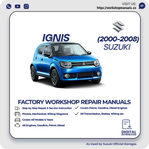 Suzuki Ignis Workshop Manual 2000-2008 PDF Download