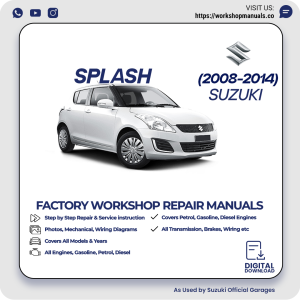 Suzuki Splash Workshop Manual 2008-2014 PDF Download