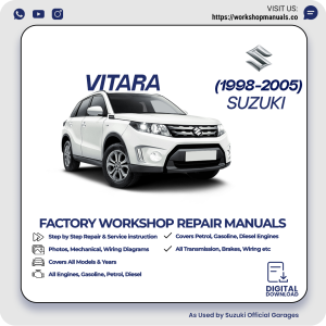 Suzuki Vitara Workshop Manual 1998-2005 PDF Download