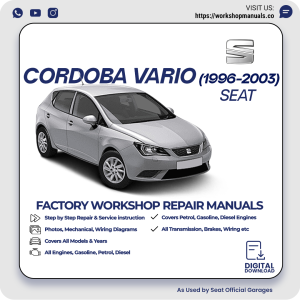 Seat Cordoba Vario Workshop Repair Manual 1996-2003 PDF Download