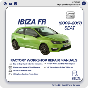 Seat Ibiza FR Workshop Repair Manual 2009-2017 PDF Download