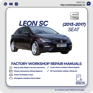 Seat Leon SC Workshop Repair Manual 2013-2017 PDF Download