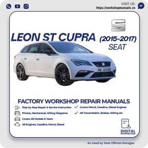 Seat Leon ST Cupra Workshop Repair Manual 2015-2017 PDF Download