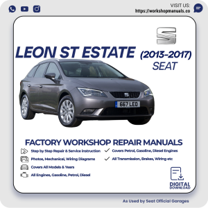 Seat Leon ST Estate Workshop Repair Manual 2013-2017 PDF Download