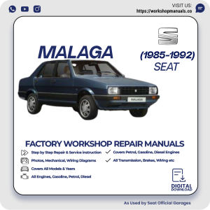 Seat Malaga Workshop Repair Manual 1985-1992 PDF Download