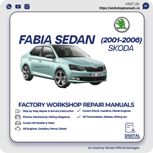 Skoda Fabia Sedan Workshop Repair Manual 2001-2006 PDF Download