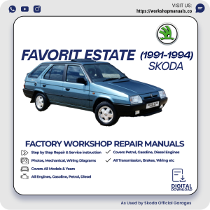 Skoda Favorit Estate Workshop Repair Manual 1991-1994 PDF Download