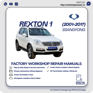 Ssangyong Rexton 1 Workshop Repair Manual PDF Download