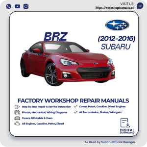 Subaru BRZ Workshop Repair Manual PDF Download