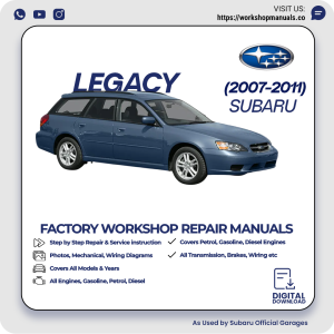 Subaru Legacy Workshop Repair Manual PDF Download