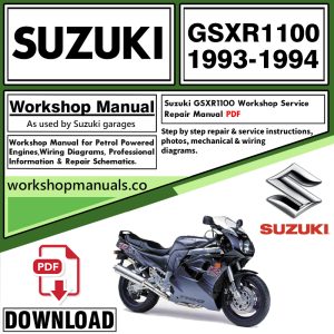Suzuki GSX-R1100 Workshop Manual 1993-1994 PDF Download