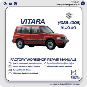 Suzuki Vitara Workshop Repair Manual PDF Download
